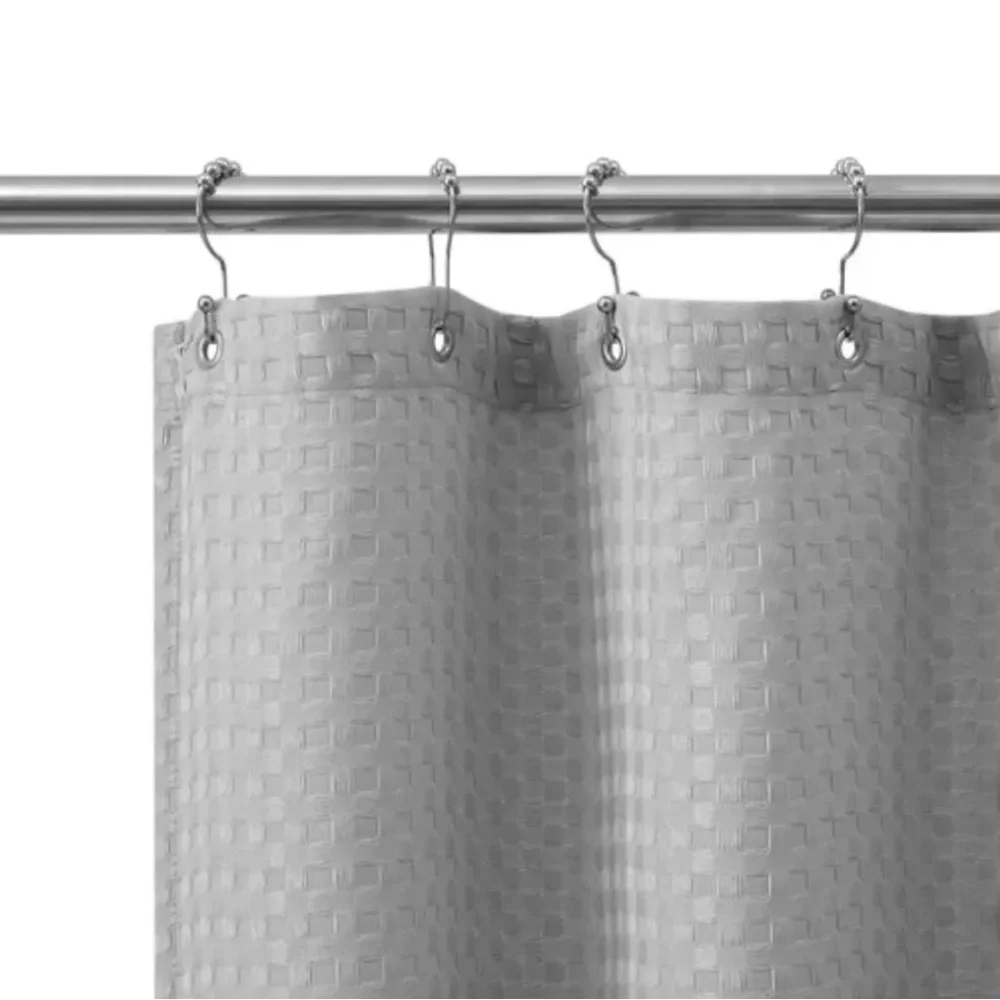 Essential Spa Shower Curtain Set 4 New Grey